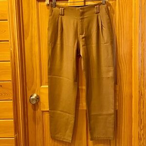 Amour Vert Marlene Camel Slacks Women's Size M